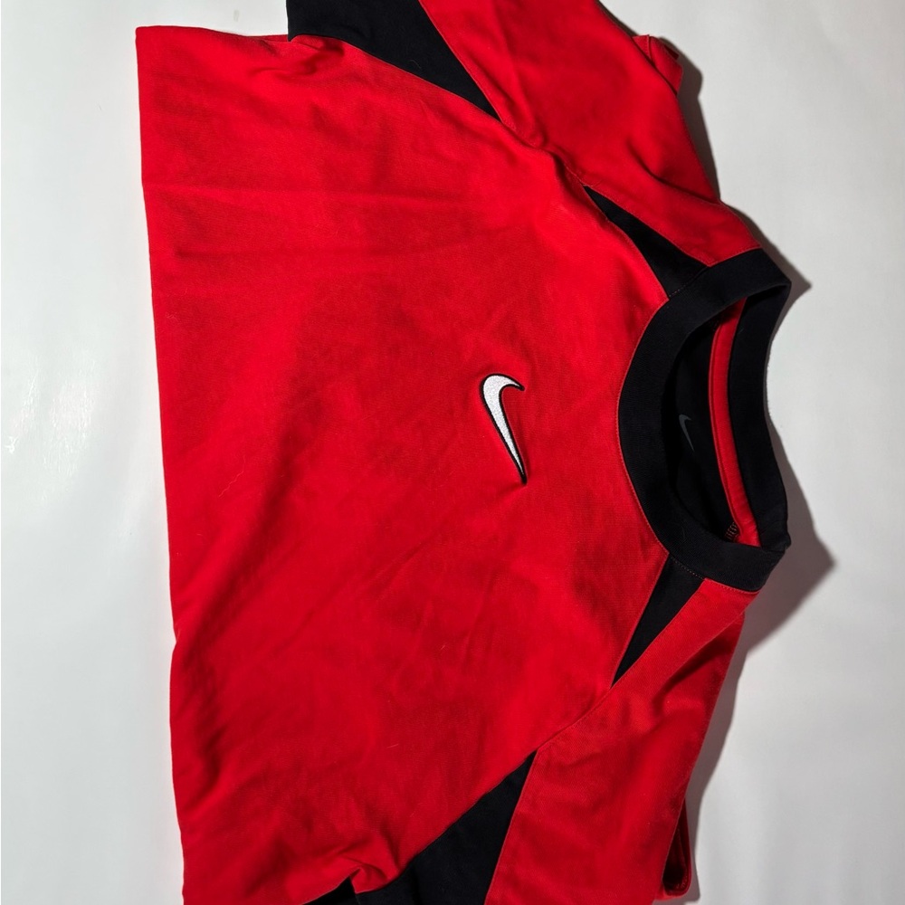 Nike Red and Black Athletic Shirt